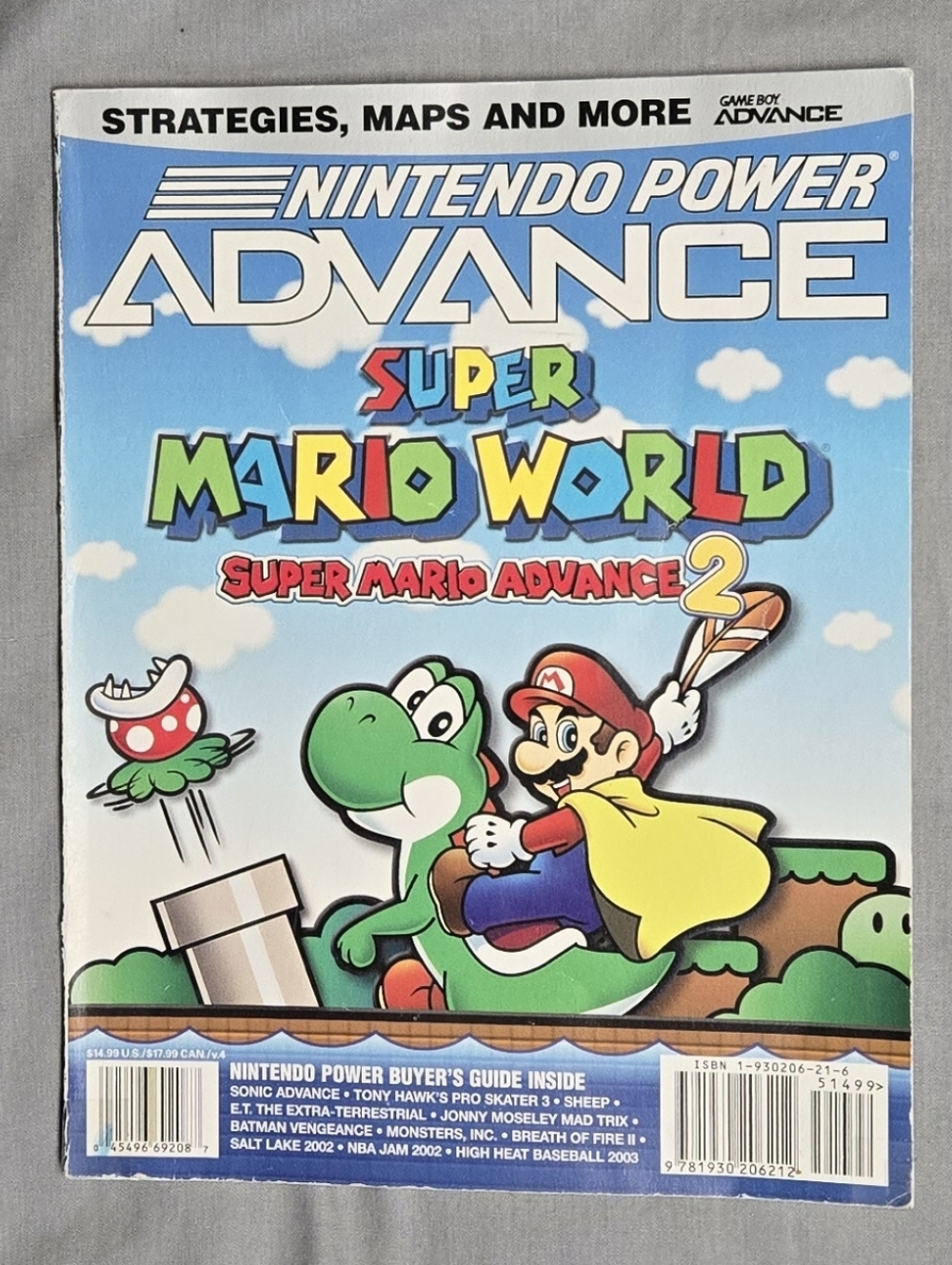 Nintendo Super Mario World Super Mario Advance 2 Strategy Guide GBA